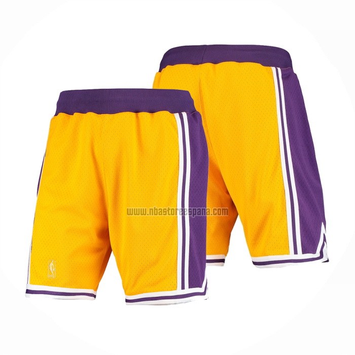 Pantalone Los Angeles Lakers Mitchell & Ness Amarillo